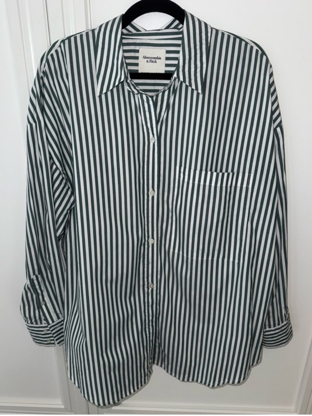 Abercrombie & Fitch Oversized Poplin Button Down